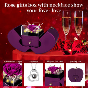 Lebana rose gift box with built-in lighting for a romantic reveal.