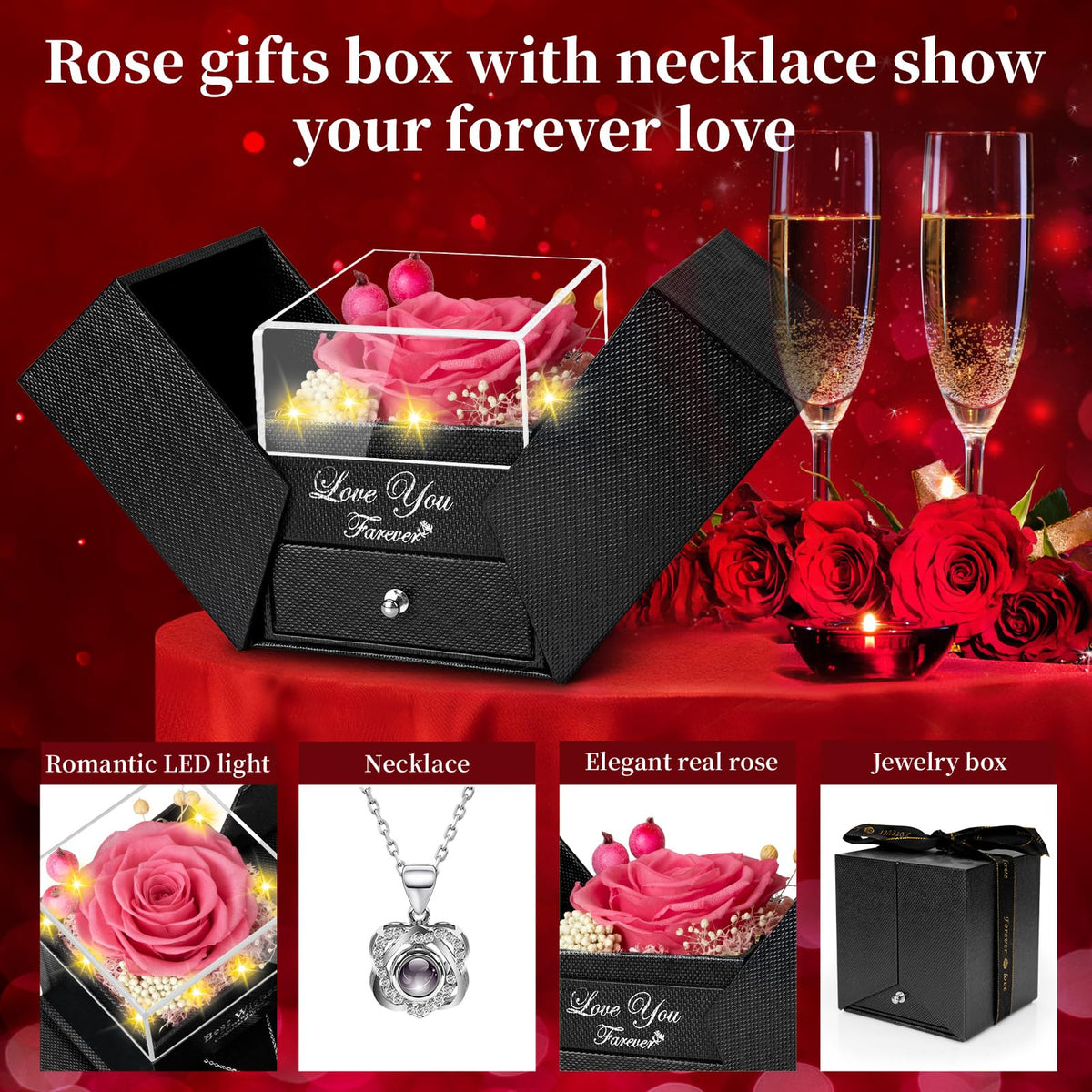 Lebana rose lasts 3–5 years with minimal upkeep.