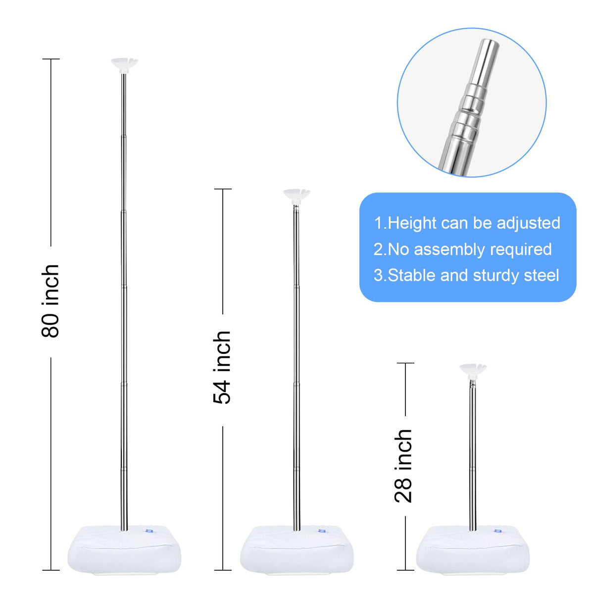 Lechay Balloon Column Ball Brackets securing balloons for clean column decor