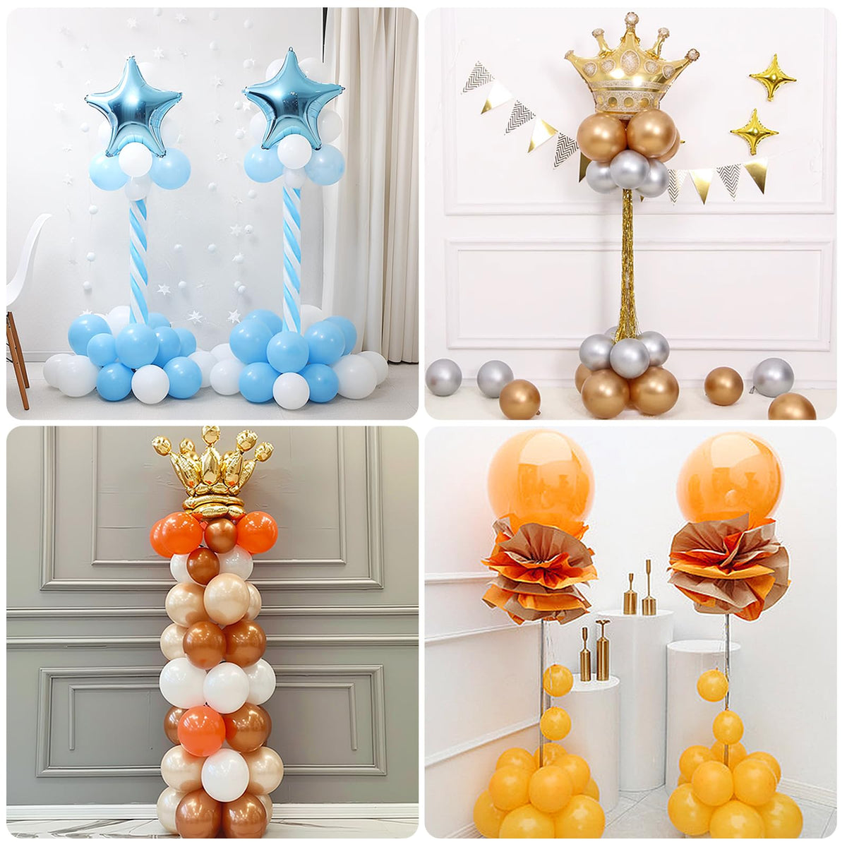 Lechay Balloon Column Multifunction Buckles for quick secure assembly
