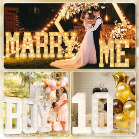 Ledido 4ft marquee in action at a celebration adding ambience