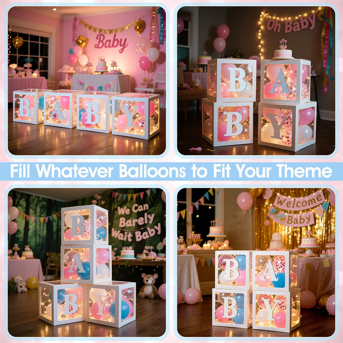 Ledido durable material keeps lightweight yet sturdy décor for celebrations