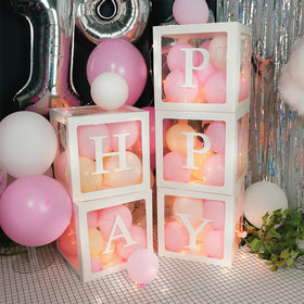 Ledido foldable balloon box for simple storage and reuse.
