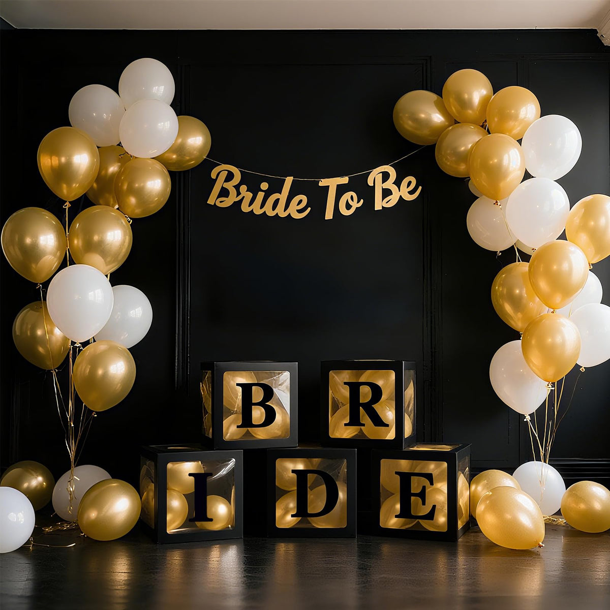 Ledido 78-letter boxes enable DIY party decor with balloons, lights, and toys.