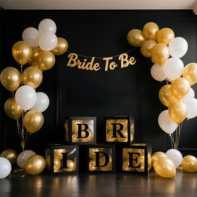 Ledido 78-letter boxes enable DIY party decor with balloons, lights, and toys.