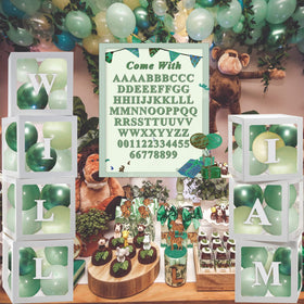 Ledido reusable decoration boxes with adhesive dots enable multiple party uses.