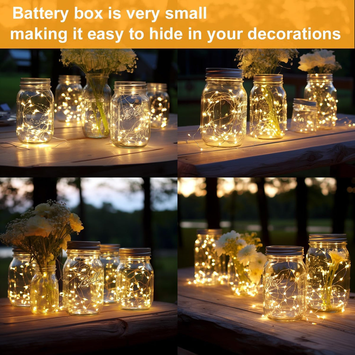 LEDIKON low-heat, battery-powered lights safe to touch around kids and surfaces.