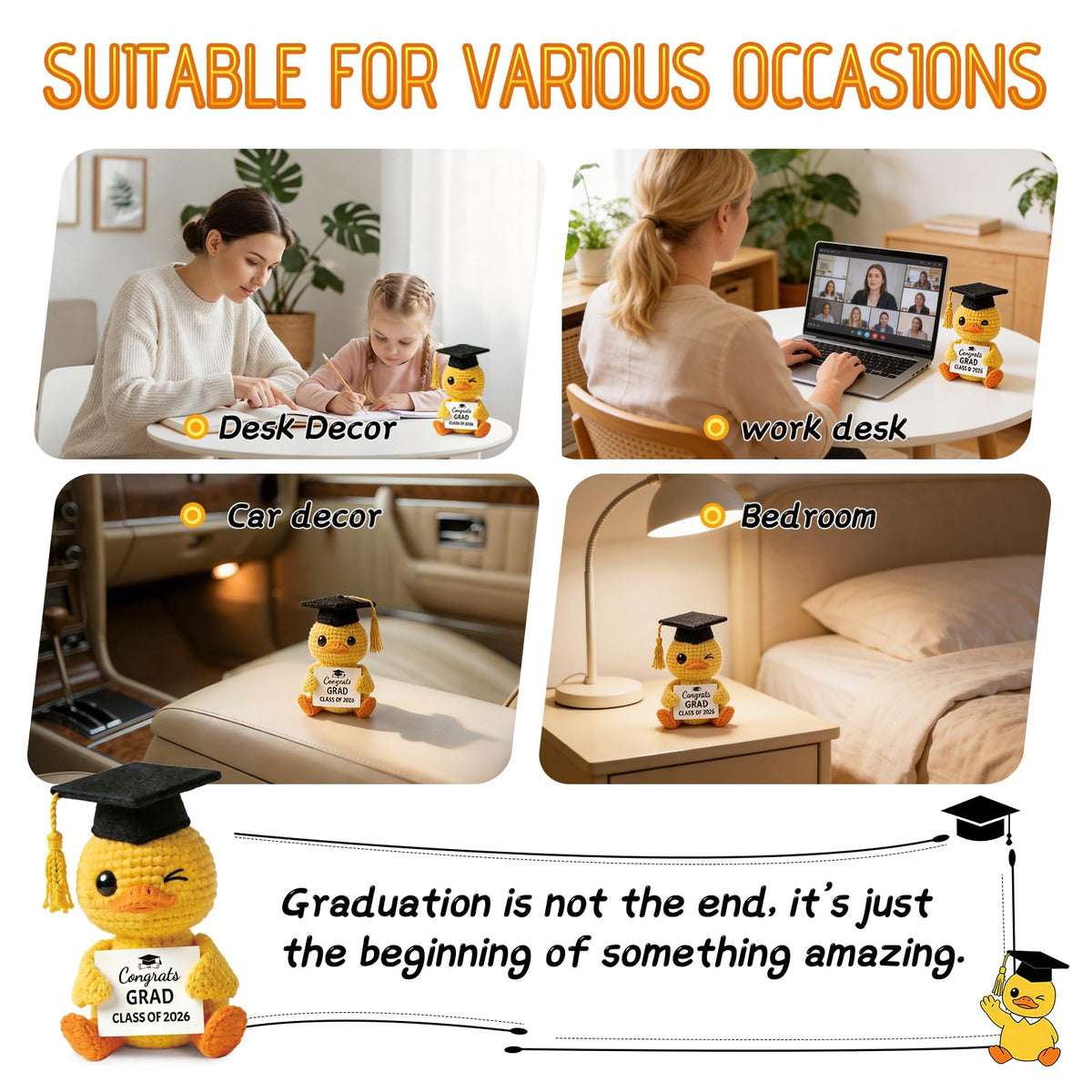 Lednica graduation card close-up, enhances heartfelt messages.