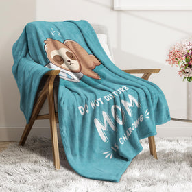 Leebbsin christmas sloth blanket keeps mom cozy while gifting a smile.
