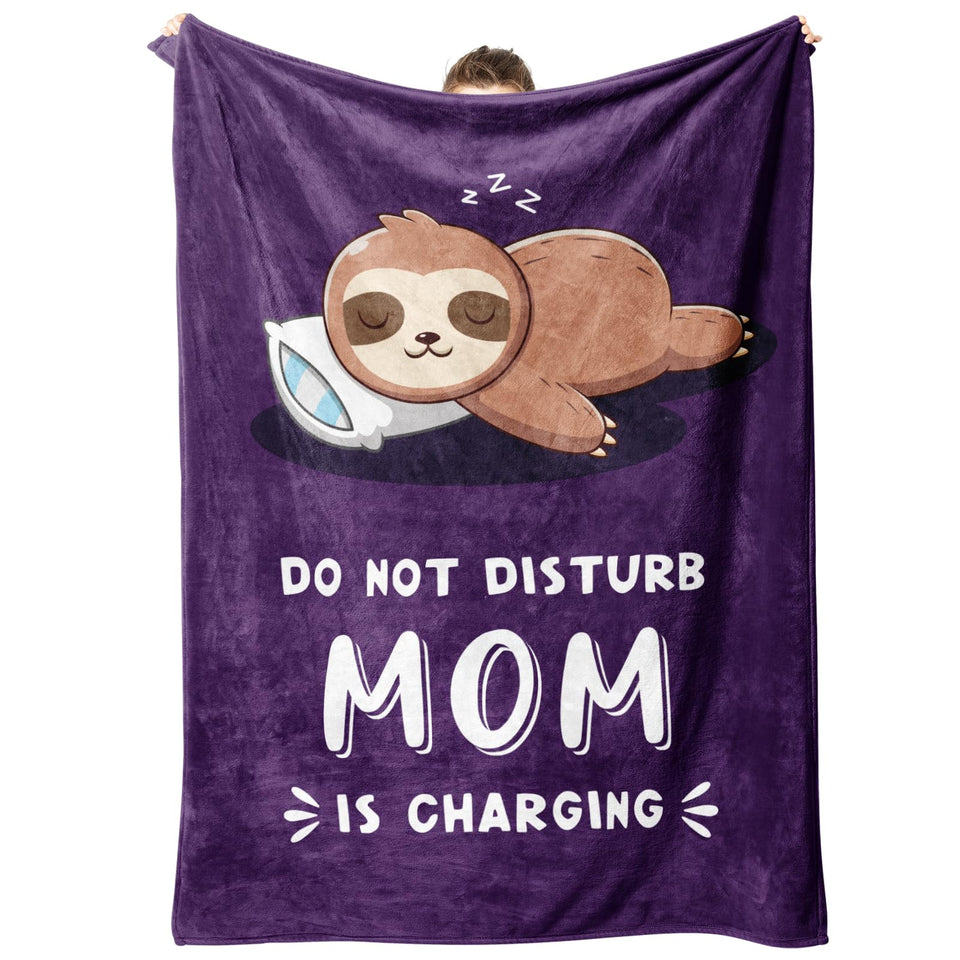 Leebbsin mom sloth blanket 60x50 provides cozy warmth for relaxing evenings.