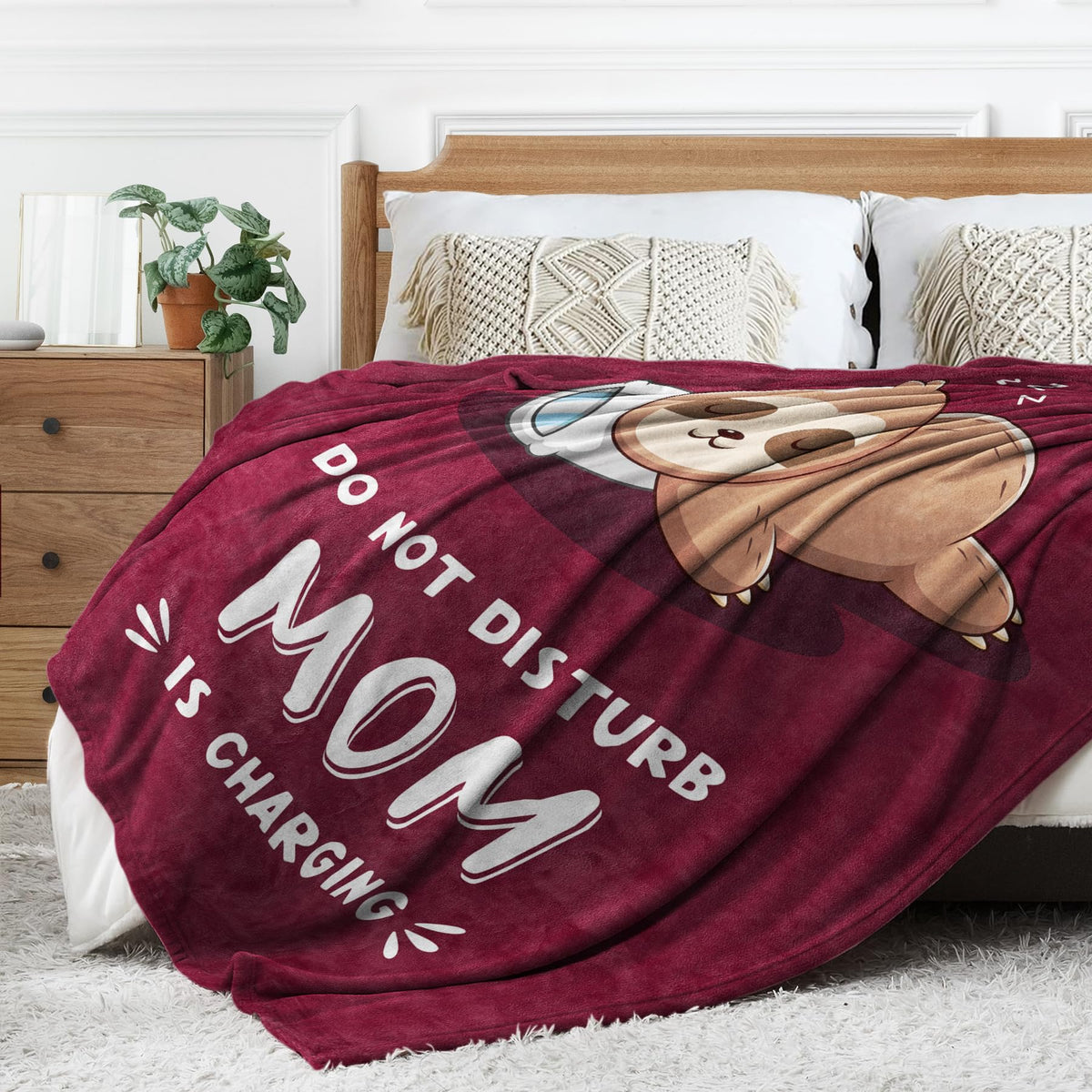 Leebbsin care-wash friendly blanket, machine washable without shrinking or fading.