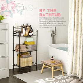 Leeda Made LEEDA 3-tier shelving unit for kitchen, bath, and office storage