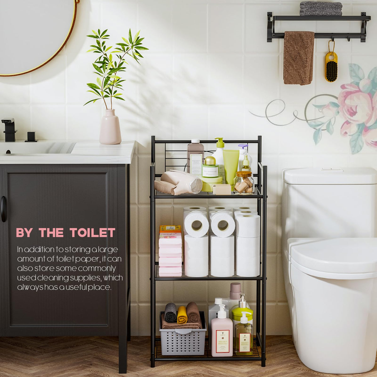Leeda Made LEEDA 3-tier shelving saves space with compact dimensions