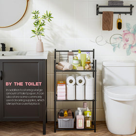 Leeda Made LEEDA 3-tier shelving saves space with compact dimensions