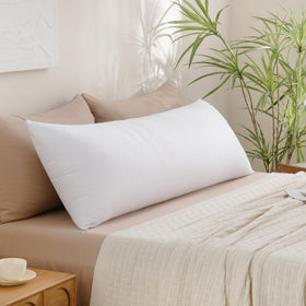 Leeden full body pillow with detachable zipper enables easy cleaning and care.