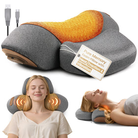 Leedpart 3-in-1 neck pillow with heat offers soothing warmth for neck relief.