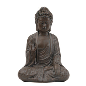 Leekung Buddha statue meditation pose enhances a tranquil living space.
