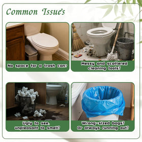 Leemeexaa RV-friendly trash can designed for travel trailers and compact rooms.