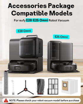 Leemone E25/E28 Omni side brushes reach tight corners for thorough cleaning.