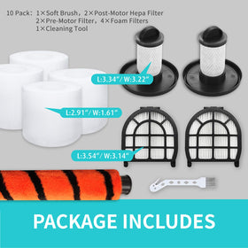 Leemone post-motor HEPA filter captures fine particles clearly.