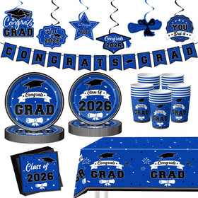 Leetous congrats-grad banner enhances photo-worthy graduation decor