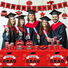 Leetous grad dessert plates 7inch add colorful serving for sweet treats at the celebration.