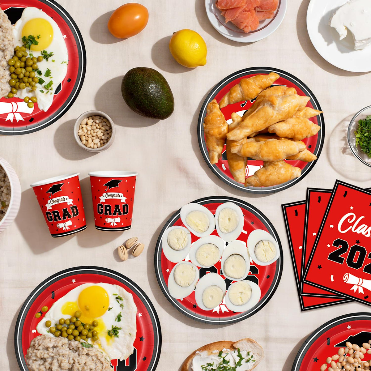Leetous grad paper cups offer sturdy beverage service with bold branding.