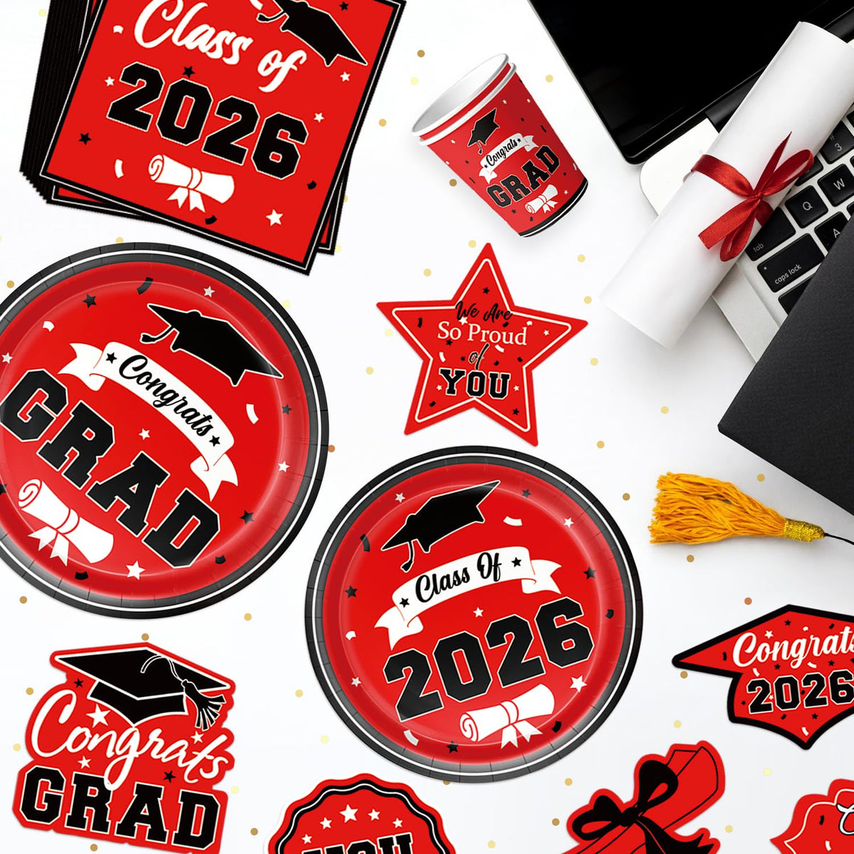 Leetous grad tablecloth 54x108 keeps surfaces protected during crowd meals.