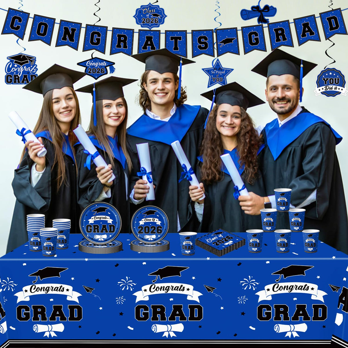 Leetous graduation plates 9in provide sturdy, stylish dining options