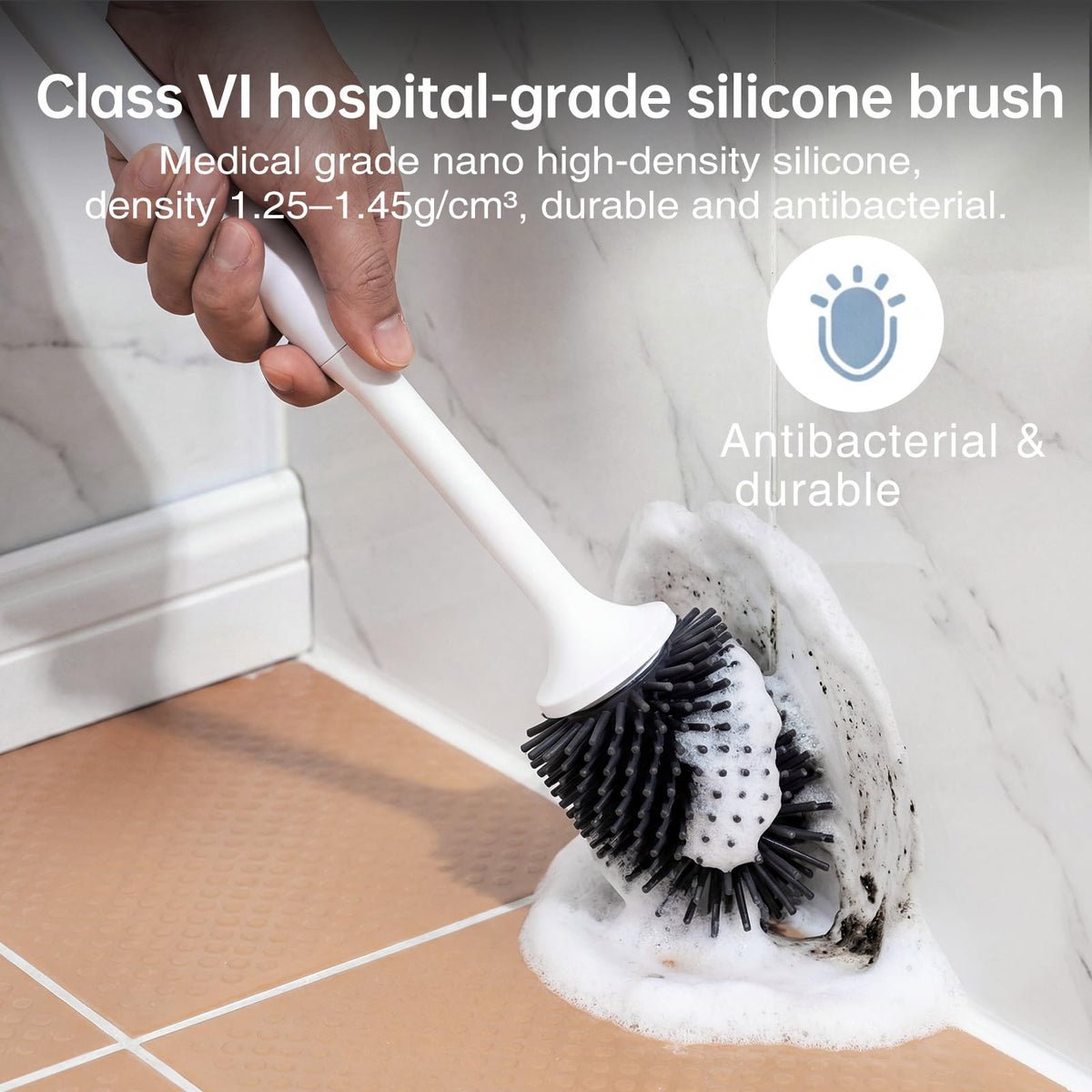Lefree wall mount sticker installation shows drill-free setup