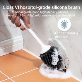 Lefree wall-mount sticker option for space-saving bathroom organization.
