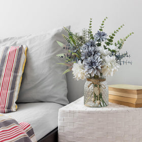 Leftover faux arrangement makes a thoughtful, long-lasting gift.