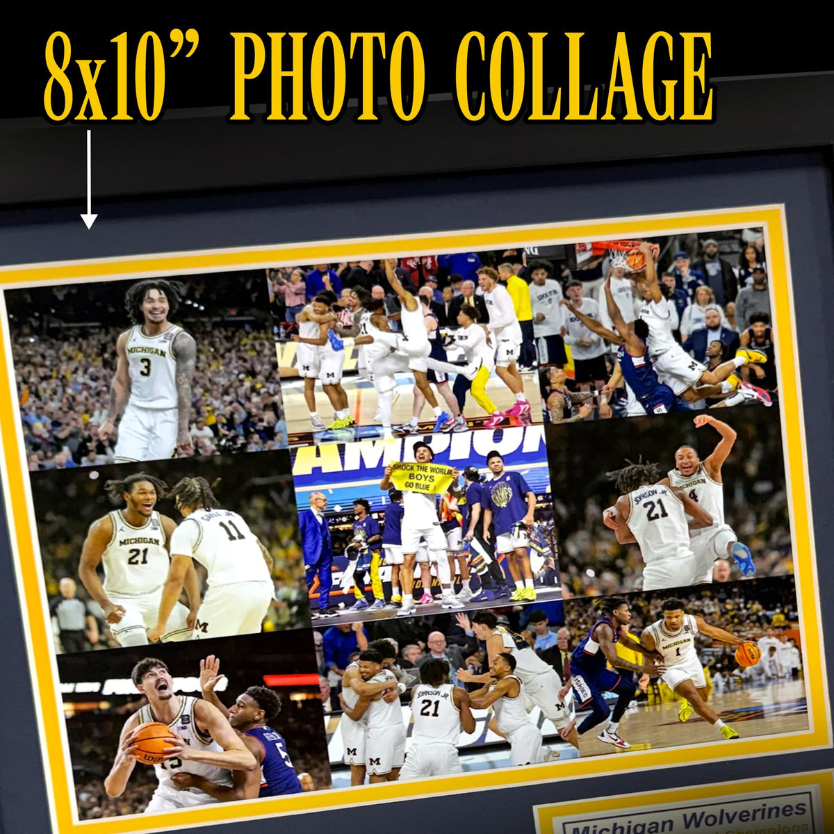 Legends Never Die Michigan 18x22 collage for bold wall display