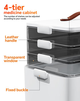LEGUO colorful 7-day pill case for daily dosing and organization.