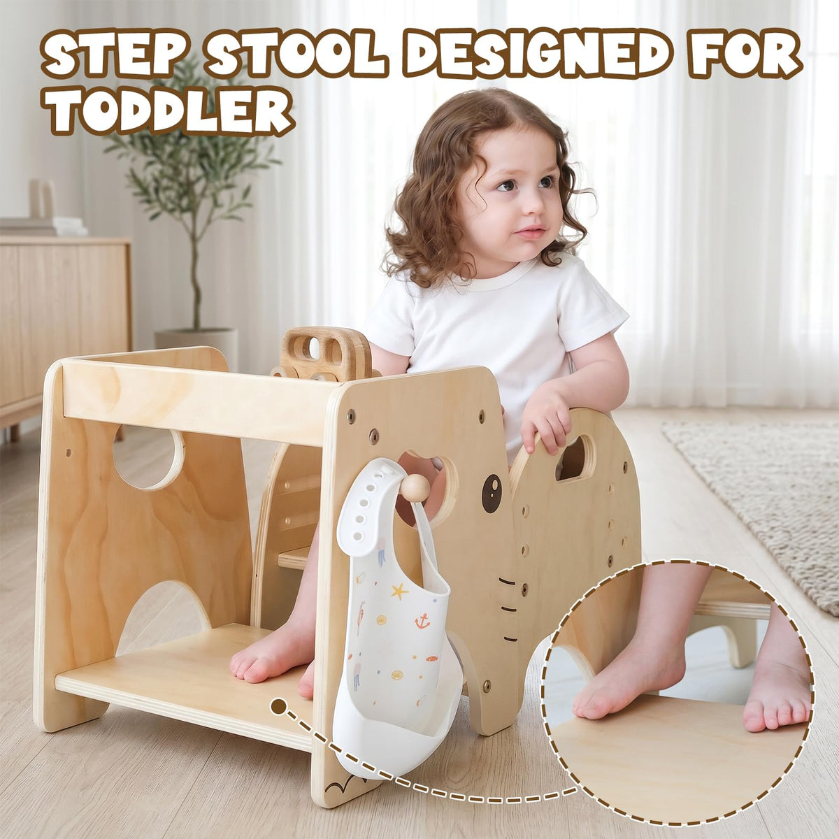 Lehoo Castle mealtime scene on easy-clean surface for meals