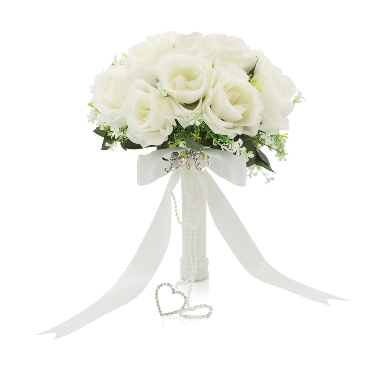 LEIFENY bride bouquet with ivory roses for timeless ceremony aesthetics