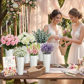 LEIFIDE Flower Bar Buckets all-occasion decor suits home or celebrations.