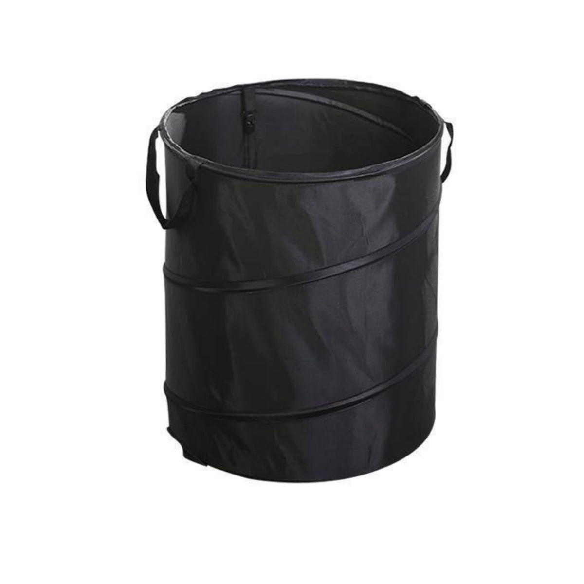 Leinoupt collapsible trash can in compact form for easy camping storage.