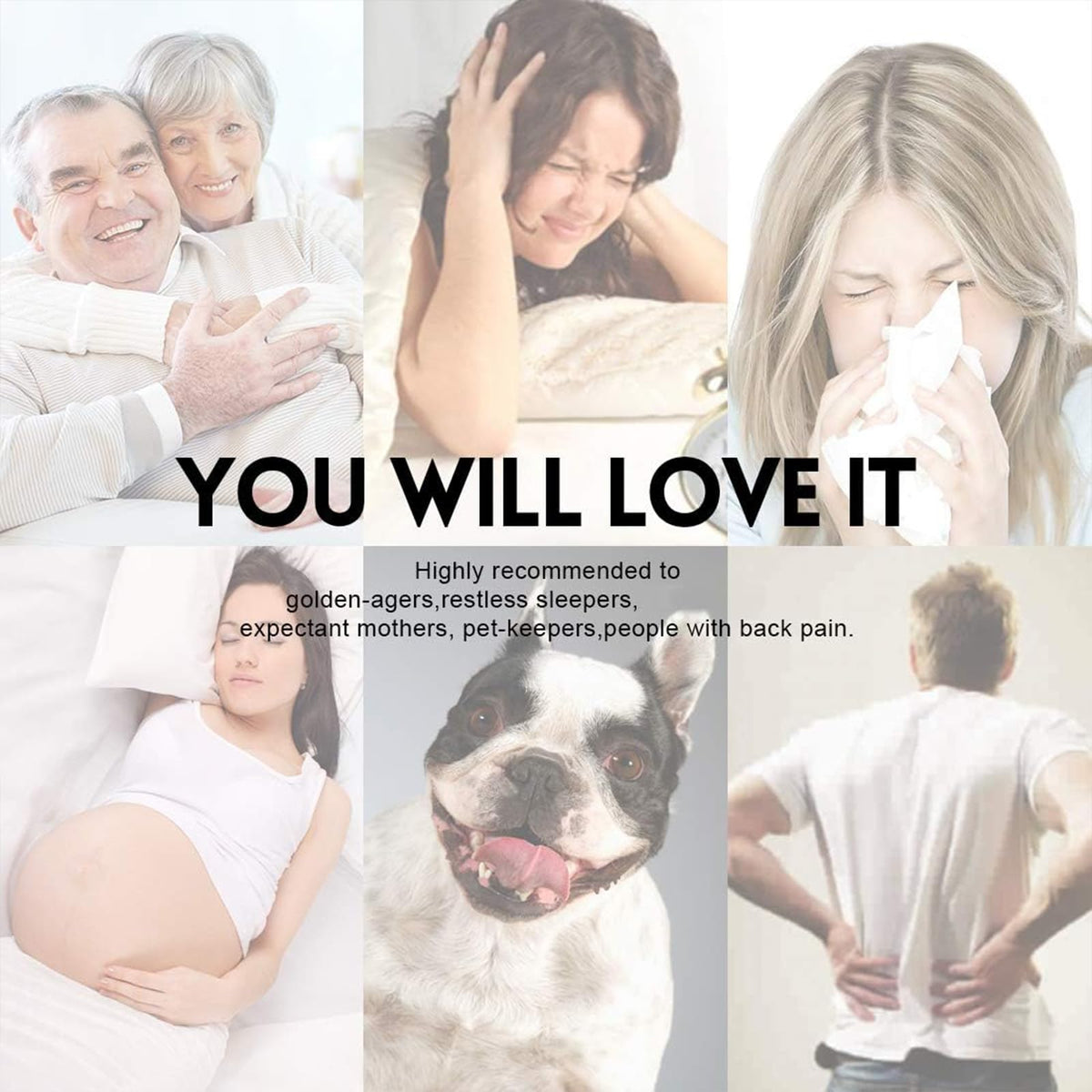 LEISURE TOWN breathable cotton cover enhances sleeping comfort