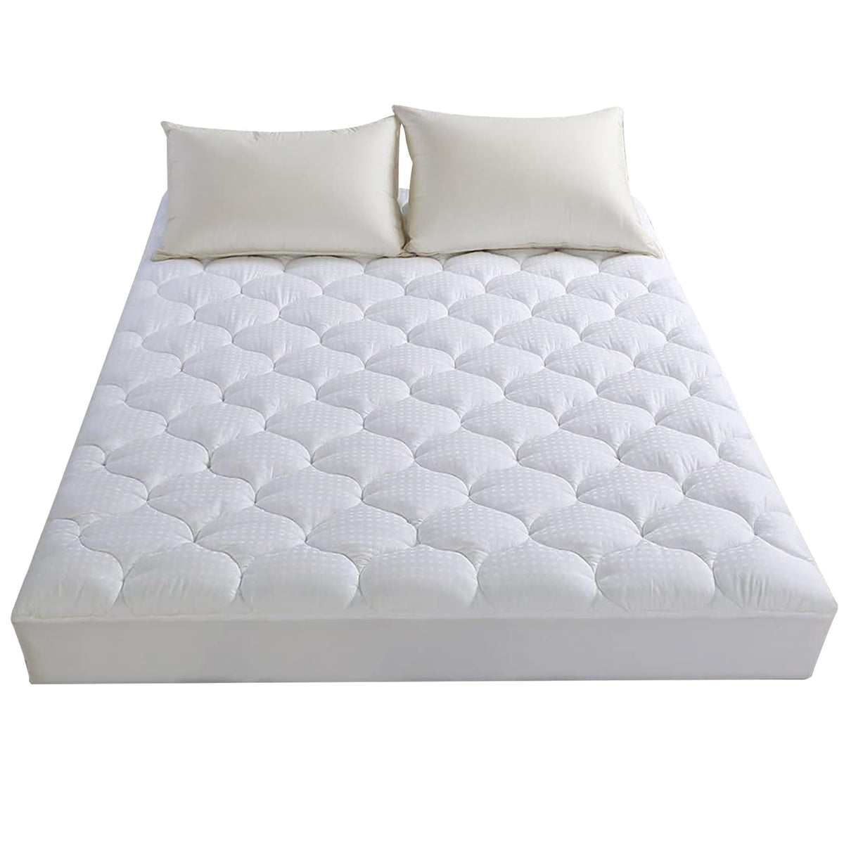LEISURE TOWN Machine Washable Mattress Pad stays fluffy after washes