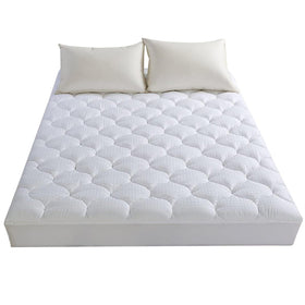 LEISURE TOWN Machine Washable Mattress Pad stays fluffy after washes