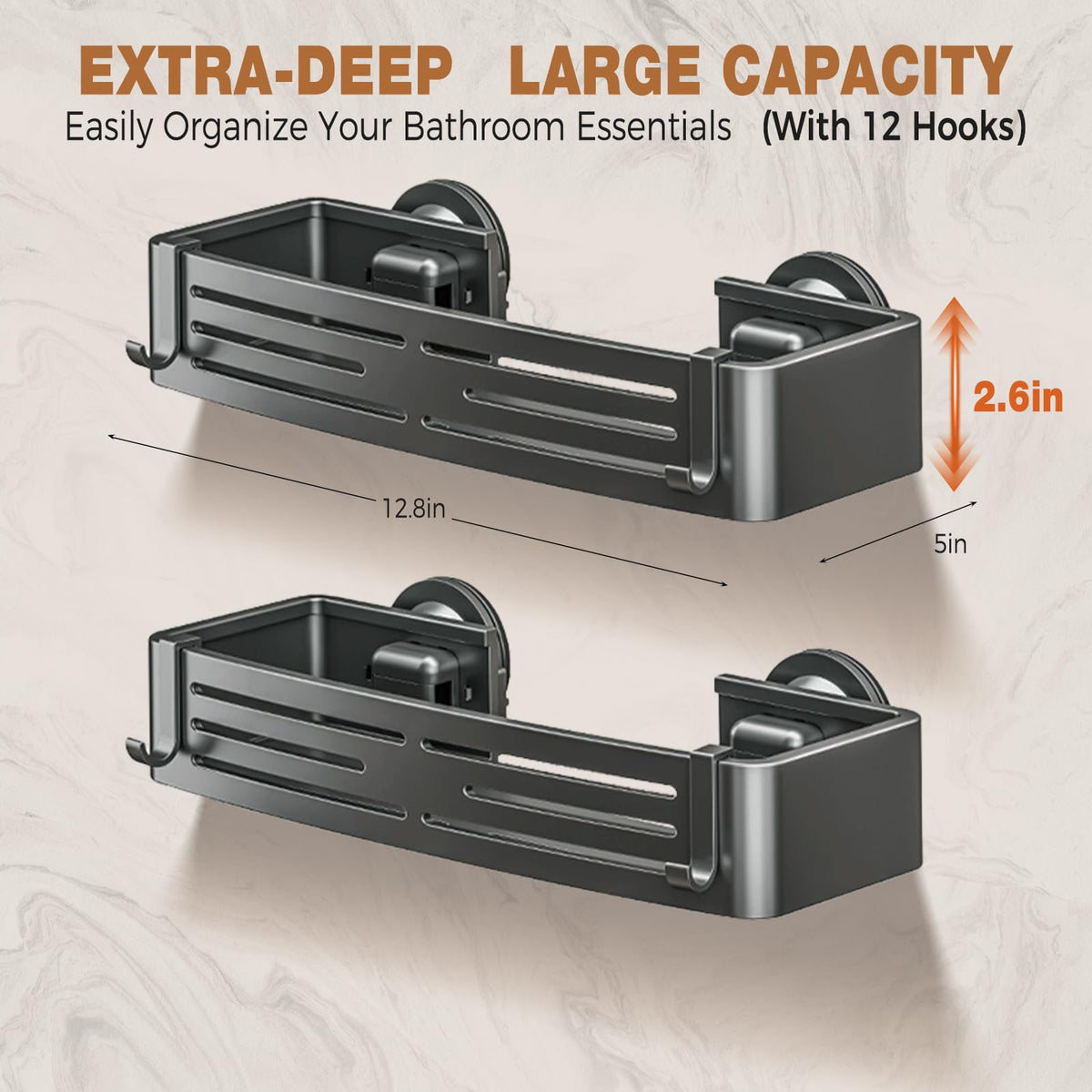 Lekesky supports up to 22 pounds for stable storage.
