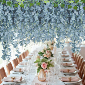 LELEE wisteria garland simplifies DIY installation on walls or arches