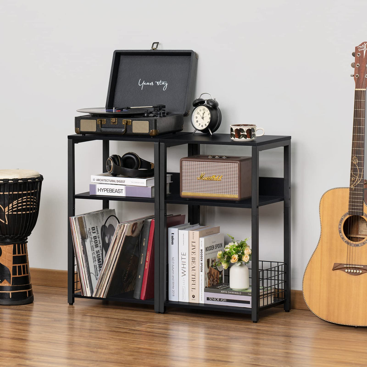 LELELINKY open shelves for easy-access books and decor