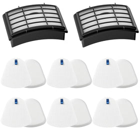 Lemige 2 HEPA plus 6 foam and felt filters kit for Shark Navigator NV360 in-package view