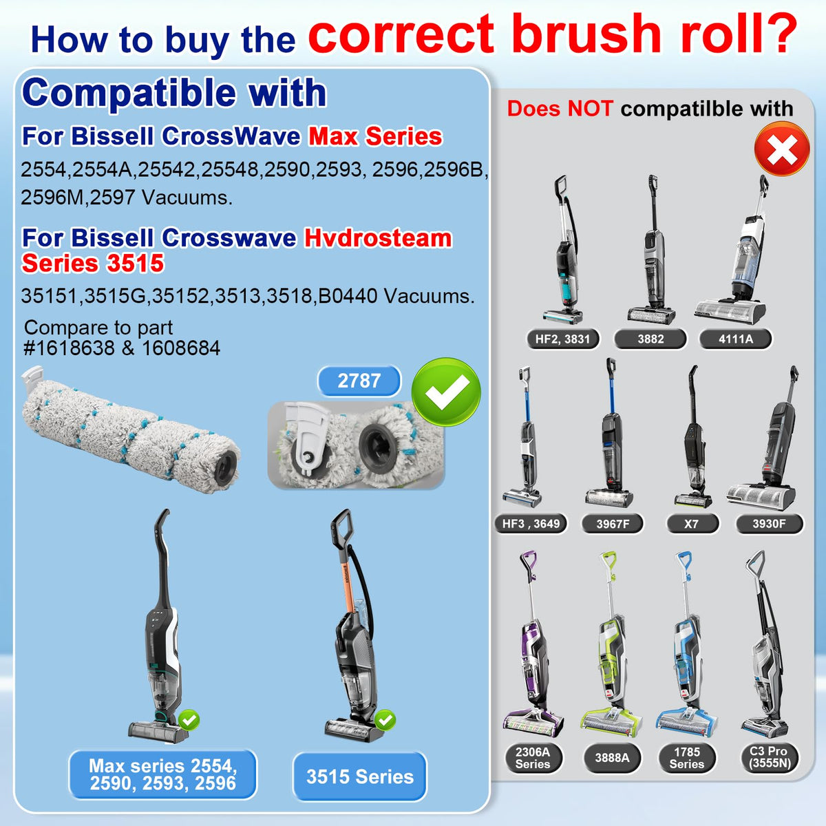 Lemige HydroSteam Plus brush roll shown for multi-surface scrubbing.