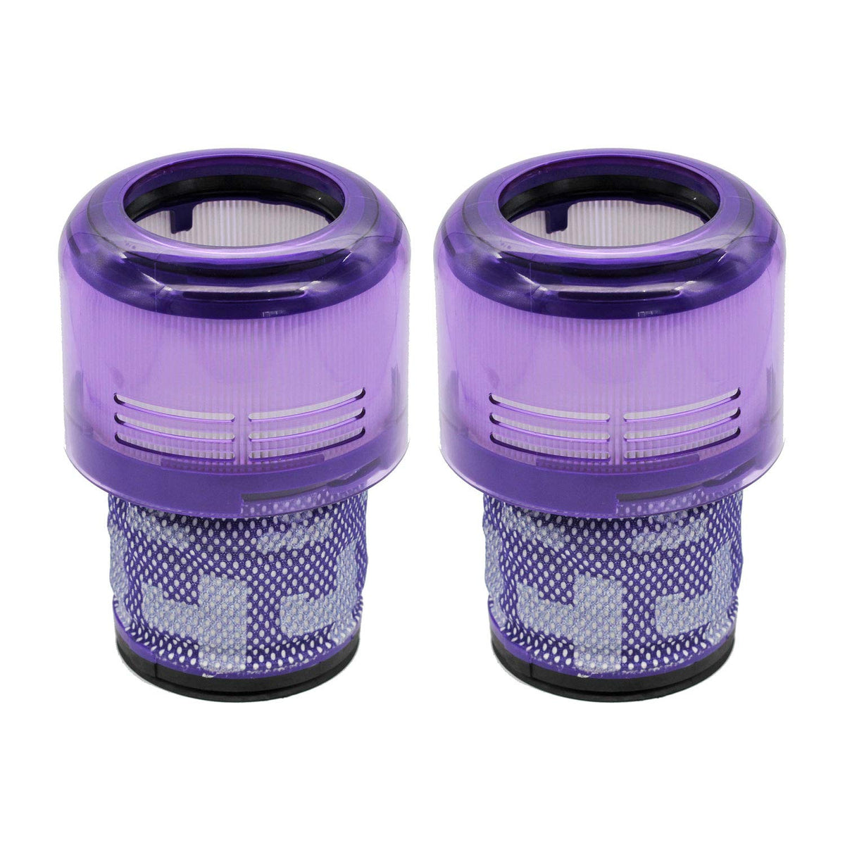 Lemige Dyson V11/V15 two-pack filters front view for easy installation and maintenance