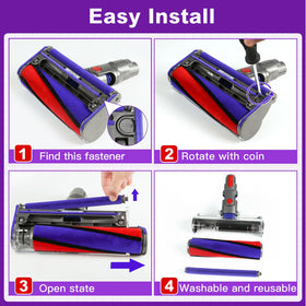 Lemige easy-install cleaner head with quick release and simple setup.