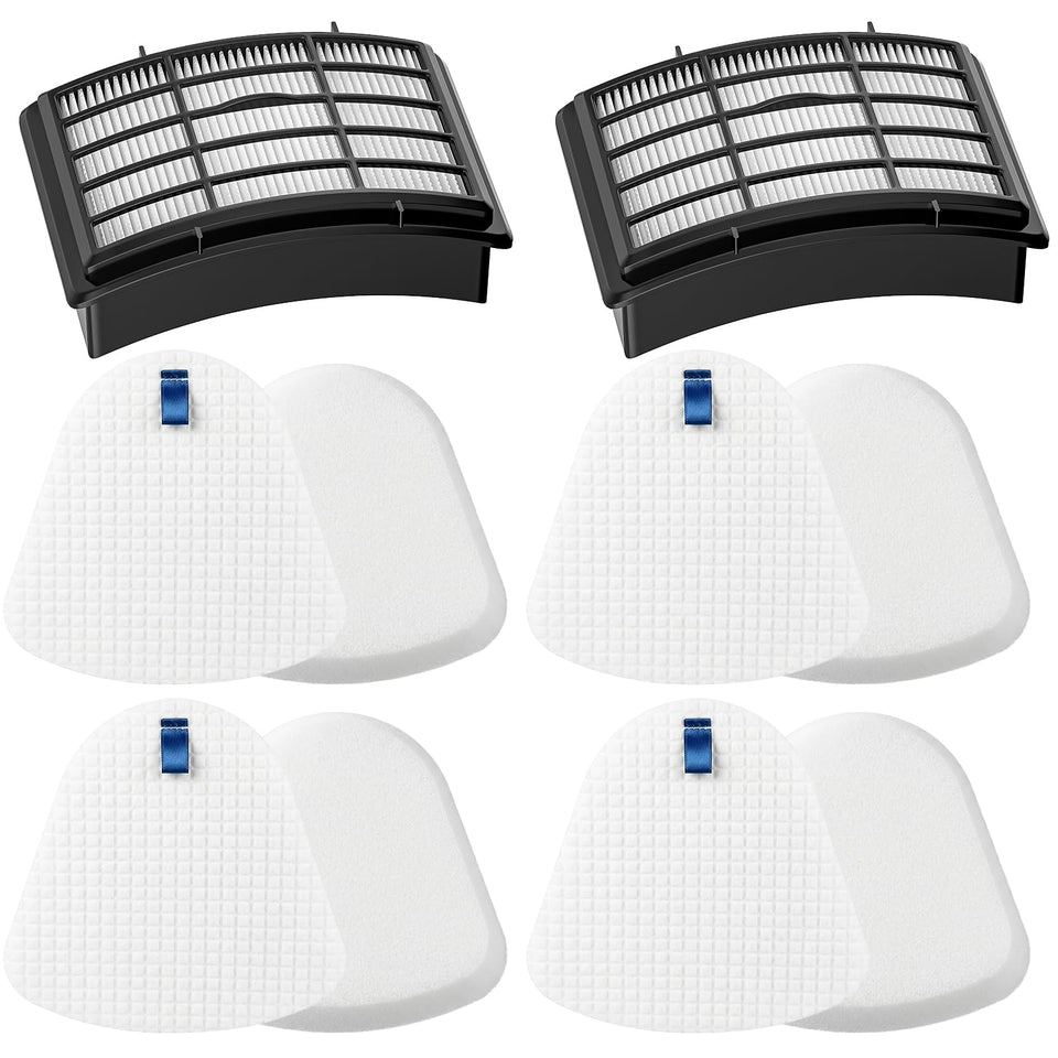 Lemige NV360 filter kit front view maintains strong suction on Shark Navigator.