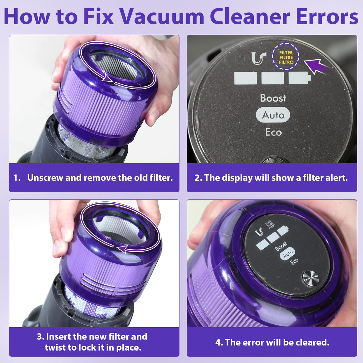 Lemige replacement parts pack keeps Dyson cordless vacuum maintenance simple.